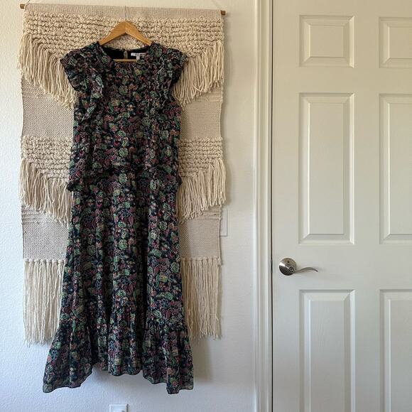 Derek Lam 10 Crosby Ariella Ruffle Tier Dress - Picture 1 of 8